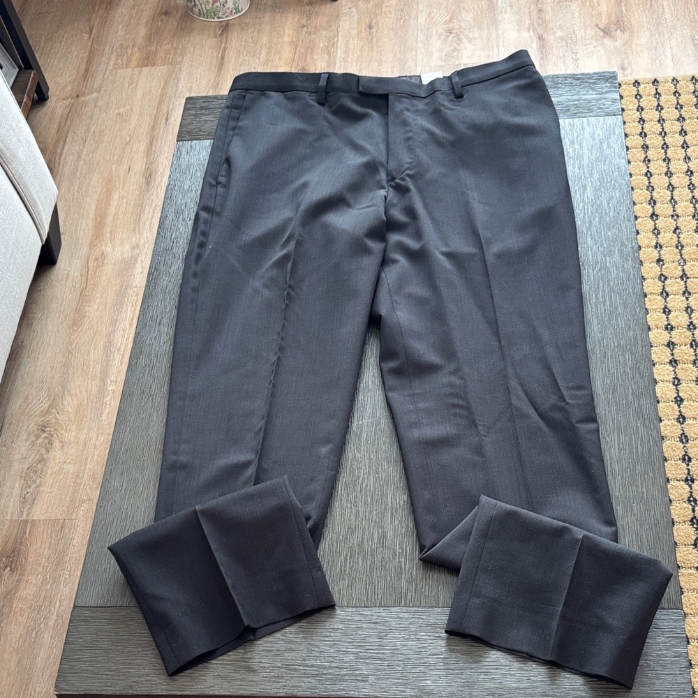 Banana Republic Men’s Slim Fit Marzotto Black Pants 34 x 32 NWOT